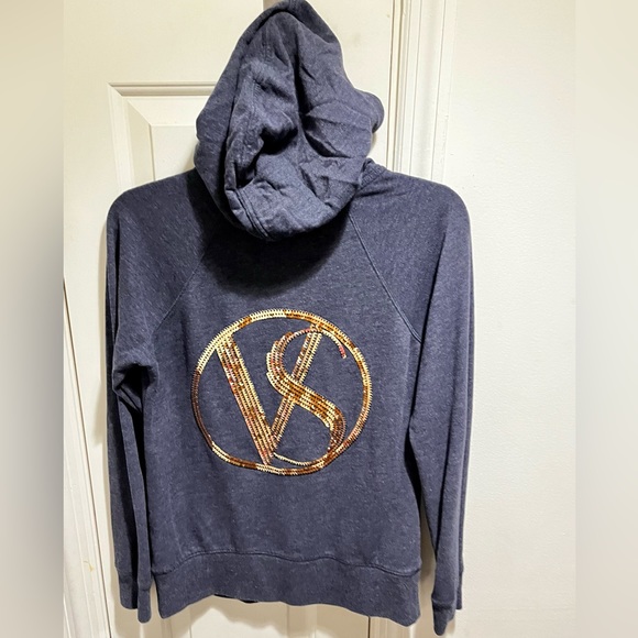 Victoria’s Secret sweatshirt with hoodie and gold sequins - Picture 8 of 16